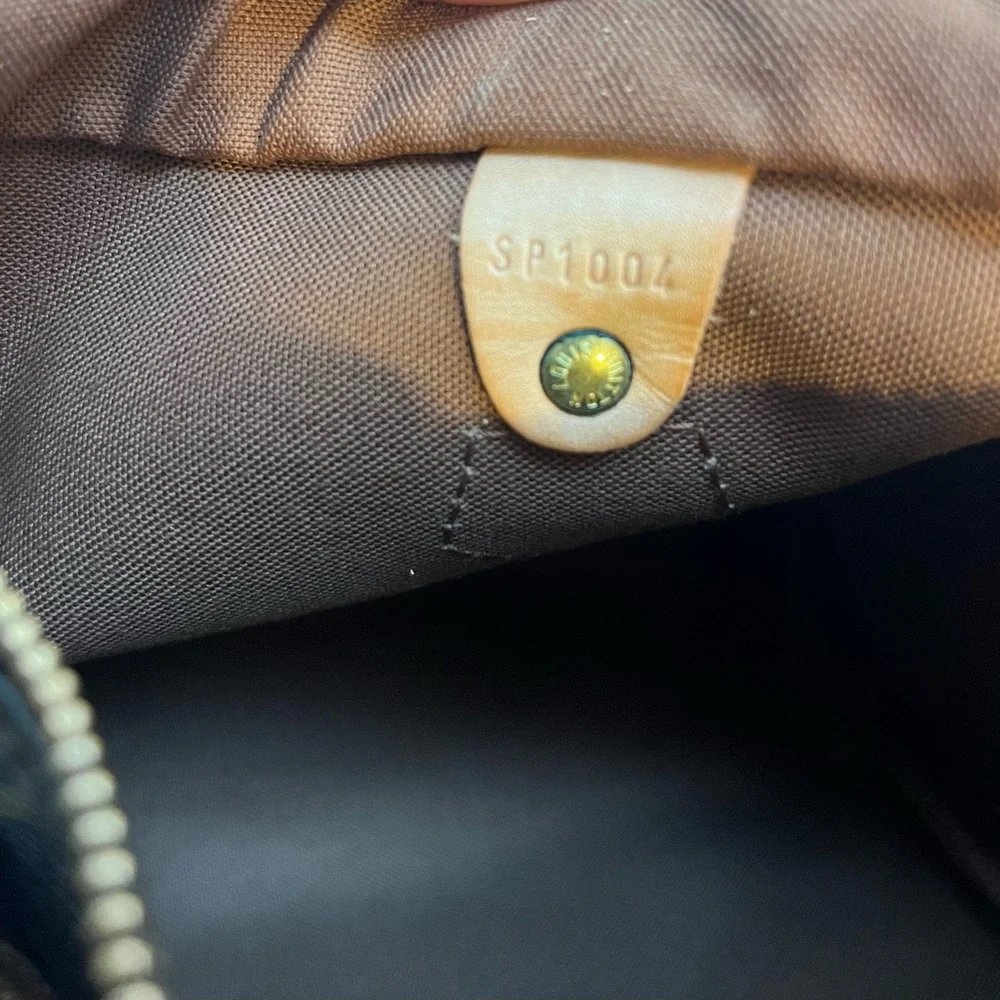 💖100% Authentic Vintage LOUIS VUITTON Monogram Speedy 25 *with FREE Bag Tag - Picture 9 of 16